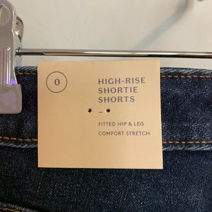 High Rise Shortie Shorts